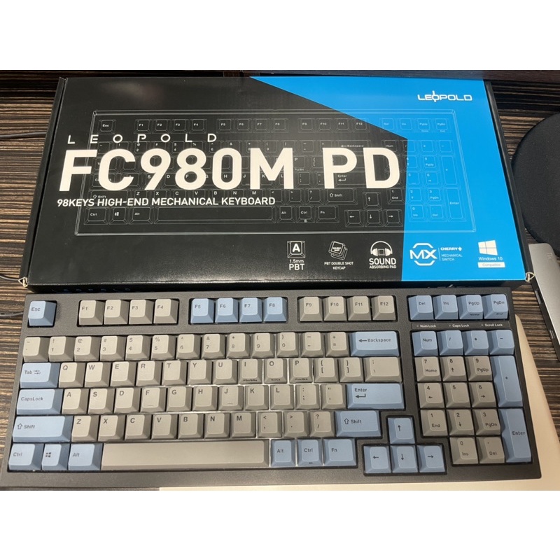 leopold fc980m pd 靜音紅軸 機械鍵盤