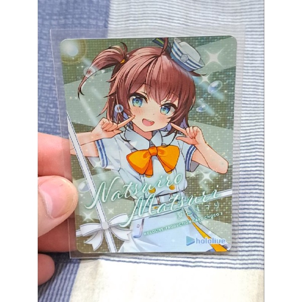 閃卡 夏色祭 馬自立 夏哥 祭妹 3 Hololive 巧克力卡 巧克力 有裝卡套 請一律默認有初期傷閃卡則會有些彎曲