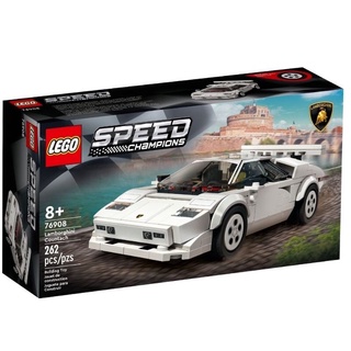 『玩樂一族』現貨 實圖 LEGO 樂高 76908 藍寶堅尼 Lamborghini Countach 白色 SPEED