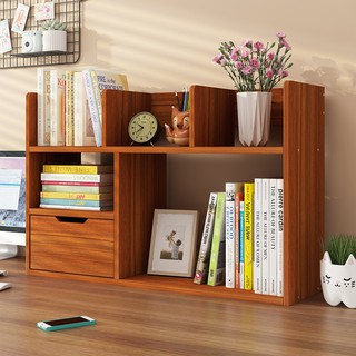 【熱銷A1】書架桌上簡易學生書櫃辦公桌面書桌收納置物架宿舍整理多層小書架