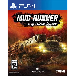 PS4 旋轉輪胎 泥濘奔馳 英文美版 Spintires MudRunner (一起玩) (現貨全新-透明外包裝封膜破損
