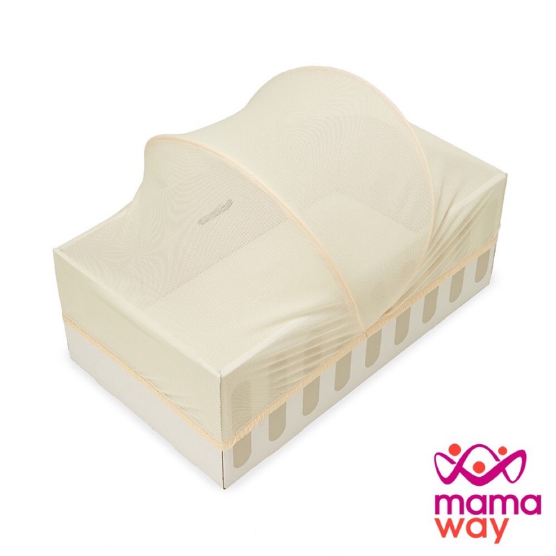 二手9.5成新 mamaway 媽媽餵芬蘭嬰兒床蚊帳  芬蘭箱  推車多功用 有效防止小蟲
