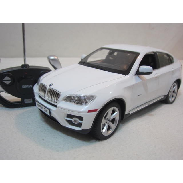【KENTIM 玩具城】1:14(1/14)全新BMW-X6白色仿真烤漆原廠授權RASTAR遙控車(瑪琍歐公司貨)