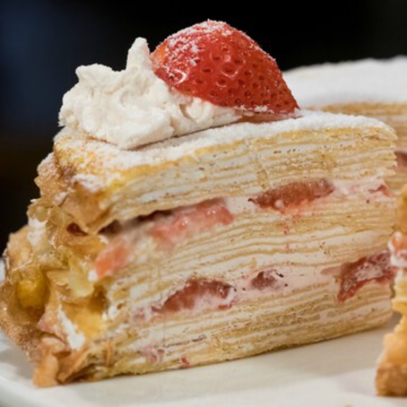 《Sikateahouse千層蛋糕》冬天一定要吃的草莓千層蛋糕