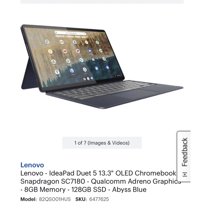 Lenovo - IdeaPad Duet 5 13.3" OLED Chromebook