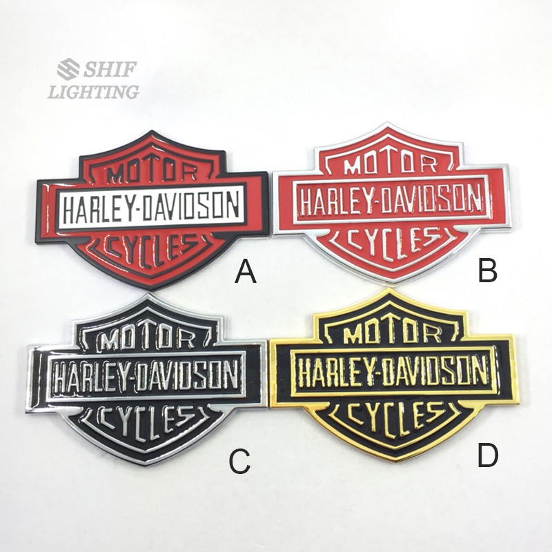HARLEY DAVIDSON 1 x 大金屬哈雷戴維森摩托車標誌貼紙