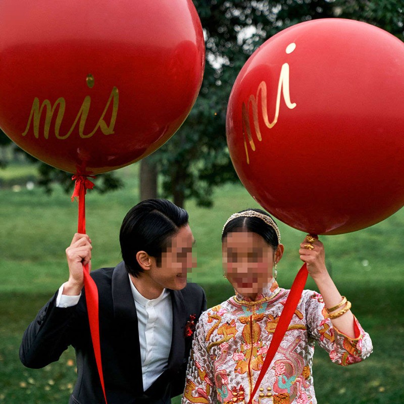 全新 Mr/Ms.36吋氣球 囍字氣球 金色氣球 限定賣場下標