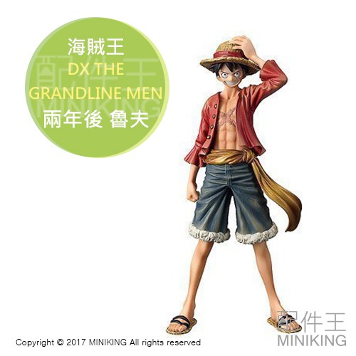 日本代購 日版金證 海賊王 航海王 DX THE GRANDLINE MEN Vol.10 兩年後 魯夫 標準盒模型公仔