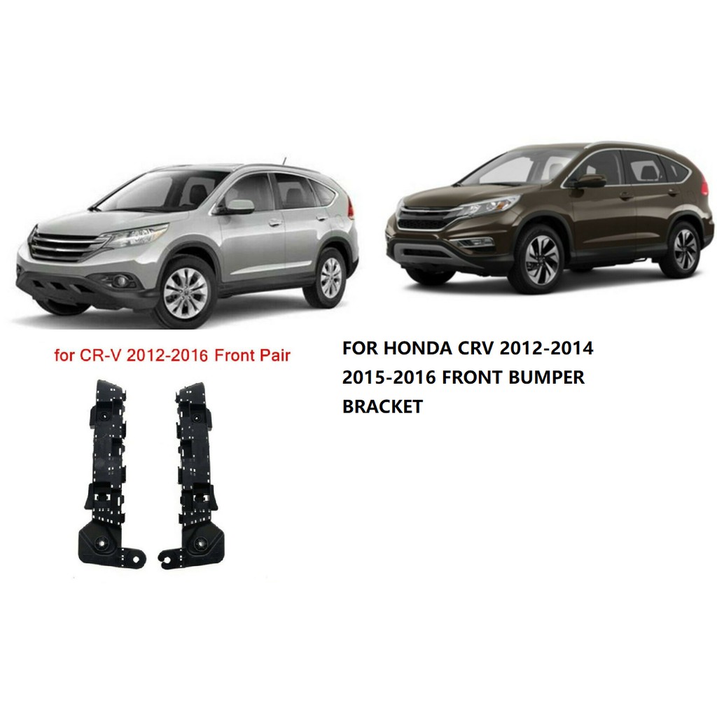 2pcs 適用於 HONDA CRV 2012 2013 2014 2015 2016 前保險槓側隔板支架支架/前保險槓