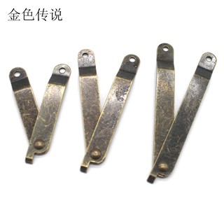 UWVH仿古支架合頁 仿古木盒DIY定位腳架支撐桿機器人模型連接件固定桿