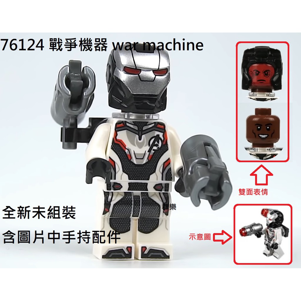 【群樂】LEGO 76124 人偶 戰爭機器 war machine 現貨不用等