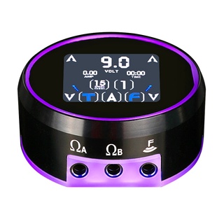 全新極光3代 紋身電源升級數字液晶電源帶電源適配器迷你 LED 觸摸板紋身電源