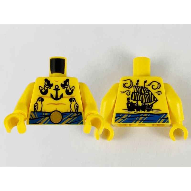 樂高 LEGO 21322 IDEAS系列 海盜船 梭魚海灣 Tattooga 身體