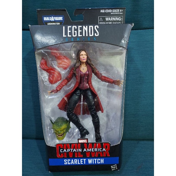 漫威 Marvel legends 復仇者聯盟 6吋 緋紅女巫 含 殘魔 baf