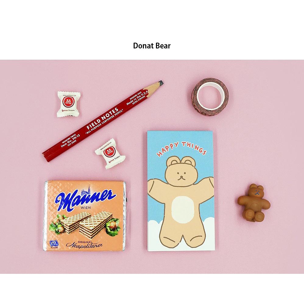 Romane DonatDonat便籤筆記本/ Donat Bear eslite誠品