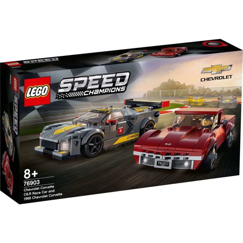 Home&amp;brick 全新 LEGO 76903 雪佛蘭C8R &amp; 1968 Corvette