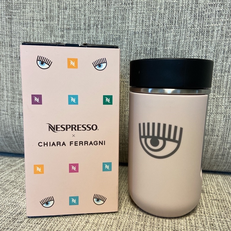 ［全新現貨］Nespresso x Chiara Ferragni聯名限量款咖啡隨行杯/保溫杯