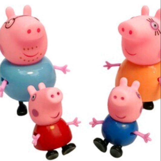 佩佩豬－一家子四口人偶