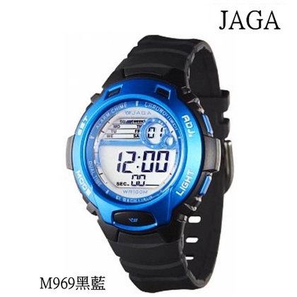 【 幸福媽咪 】JAGA 捷卡 防水多功能運動電子錶 M969