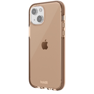 免運臺灣現貨 holdit iPhone 13 深棕色透明柔軟TPU手機防摔殼 瑞典手機配件品牌彩色透視系列抗黃耐汙原廠