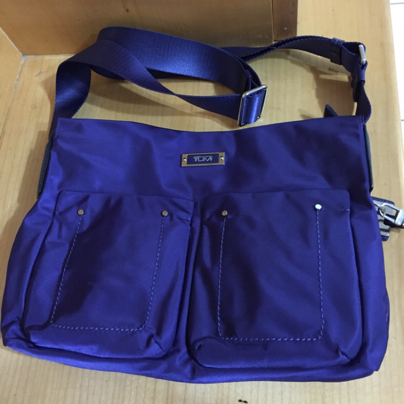 🔮專櫃正品🔮TUMI藍紫色側背包24*32*4.5