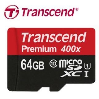 創見 64GB microSD UHS-I 400x記憶卡
