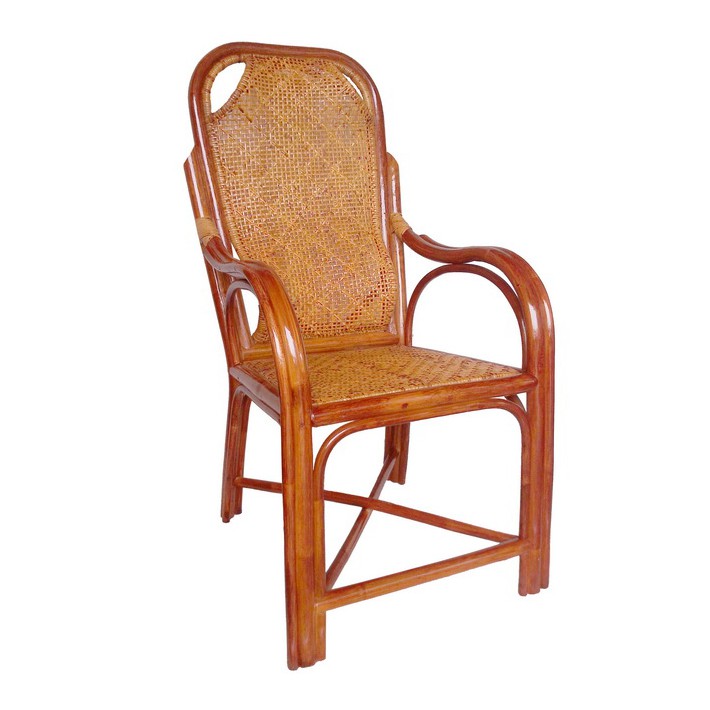 【MSL】【關廟藤椅】精緻雙護腰休閒藤椅/老人藤椅