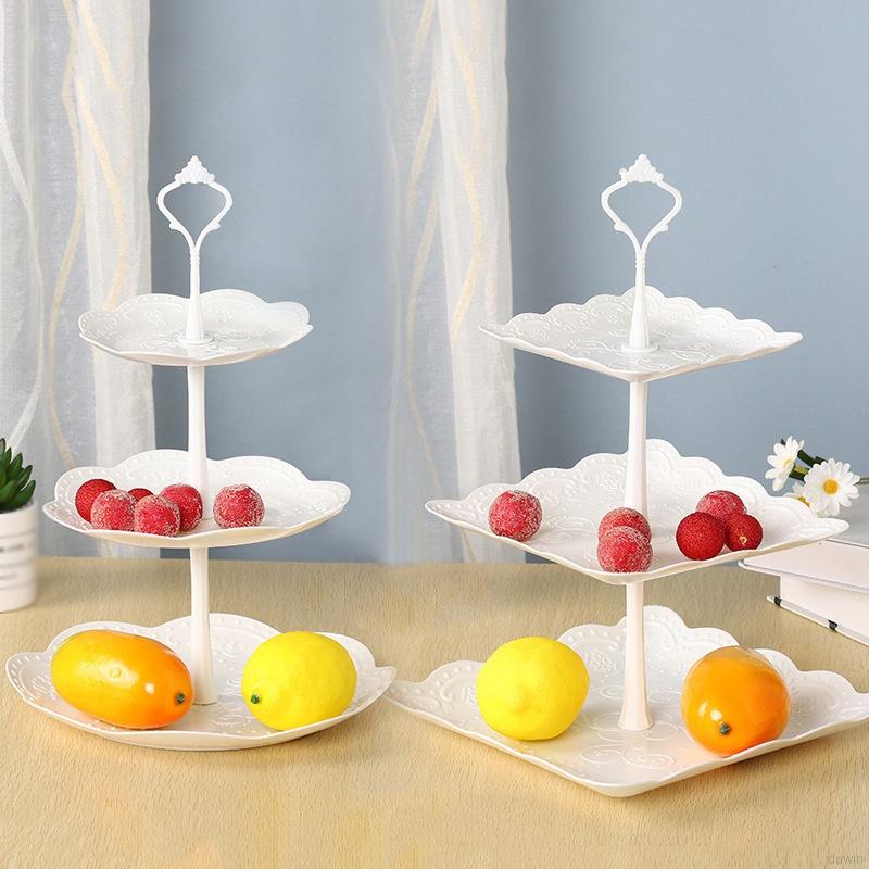 🏡duwin🏡 三層糕點盤 歐式果醬盤 三層點心架 客廳水果盤 婚禮蛋糕盤 蛋糕架 糖果零食盤架 可拆卸可調 托盤