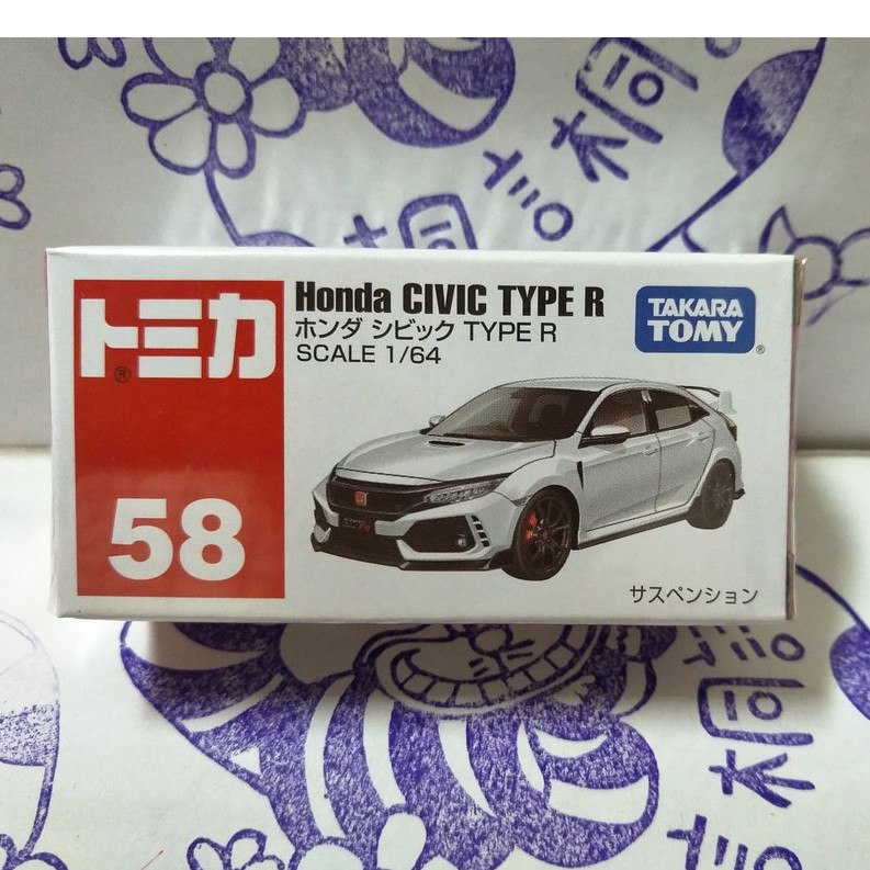 (現貨) Tomica 多美  58 Honda Civic Type R 一般版