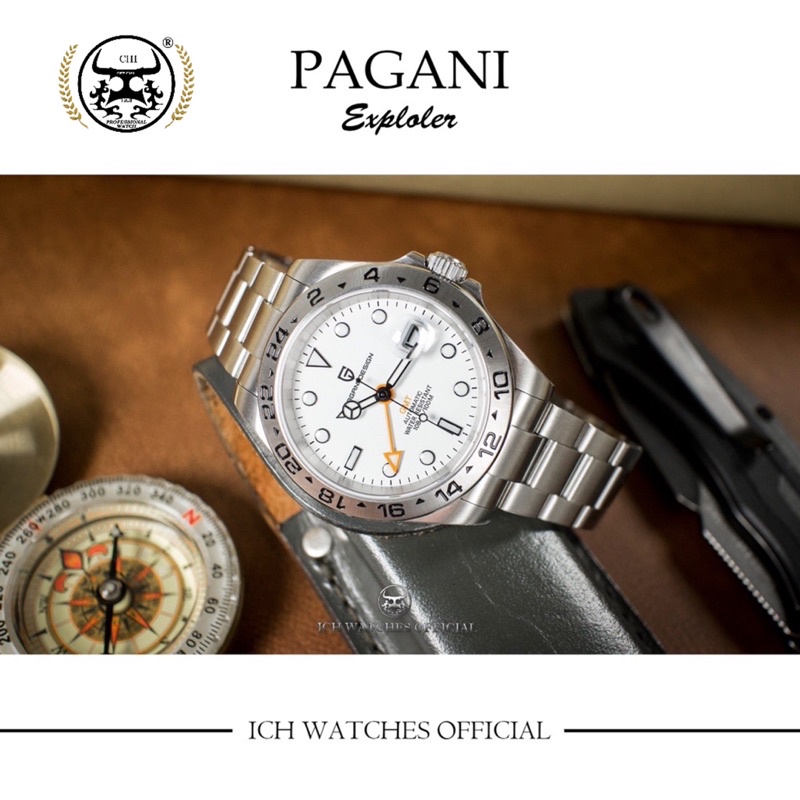 原裝進口Pagani design PD-1689探險家系列機械錶