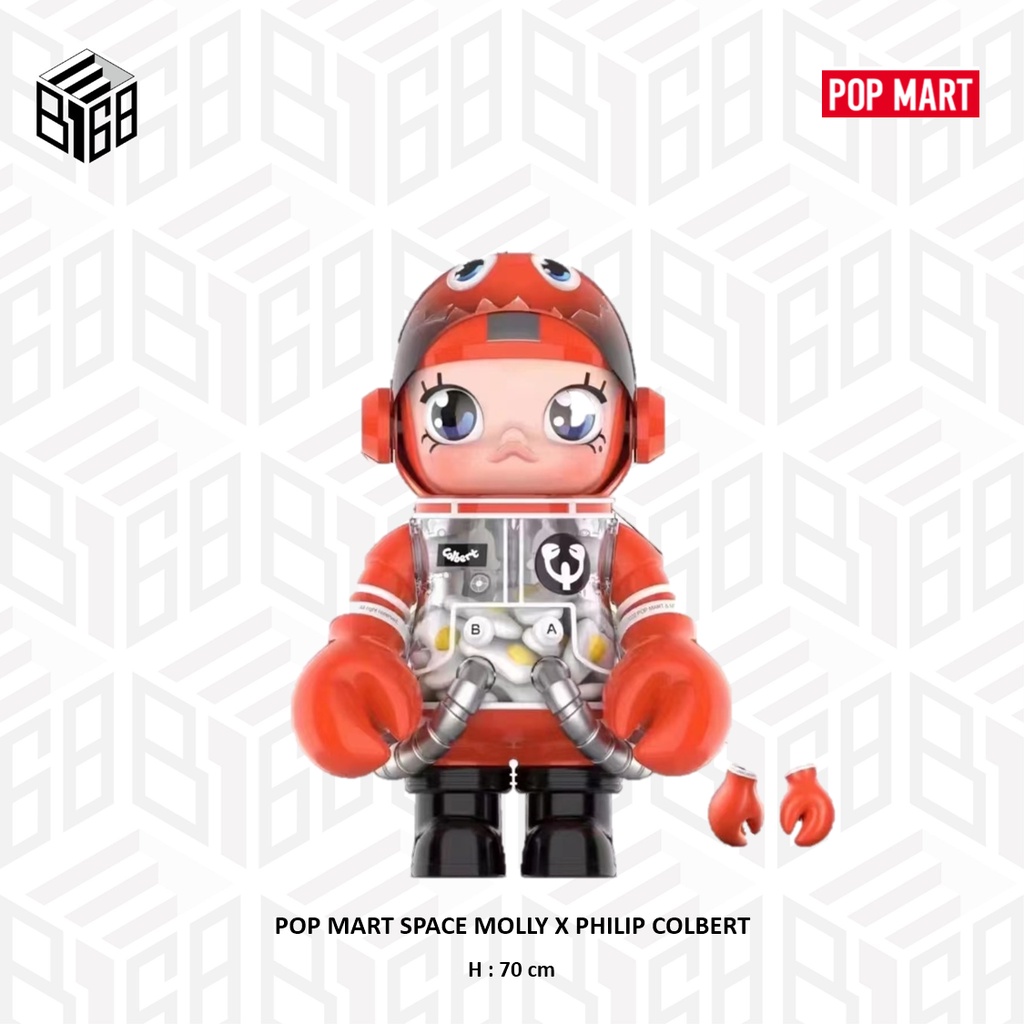 [B168預購] POP MART SPACE MOLLY X PHILIP COLBERT 1000 % 龍蝦先生