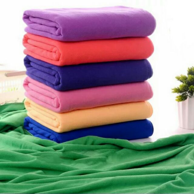 買2送1 超細纖維浴巾 80×180超大浴巾 可作美容床墊 加大尺碼
