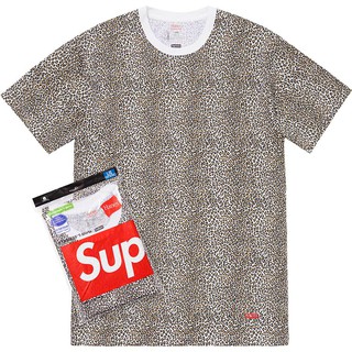 【紐約范特西】預購 Supreme SS19 Hanes Leopard Tagless Tees 豹紋內衣 兩件包