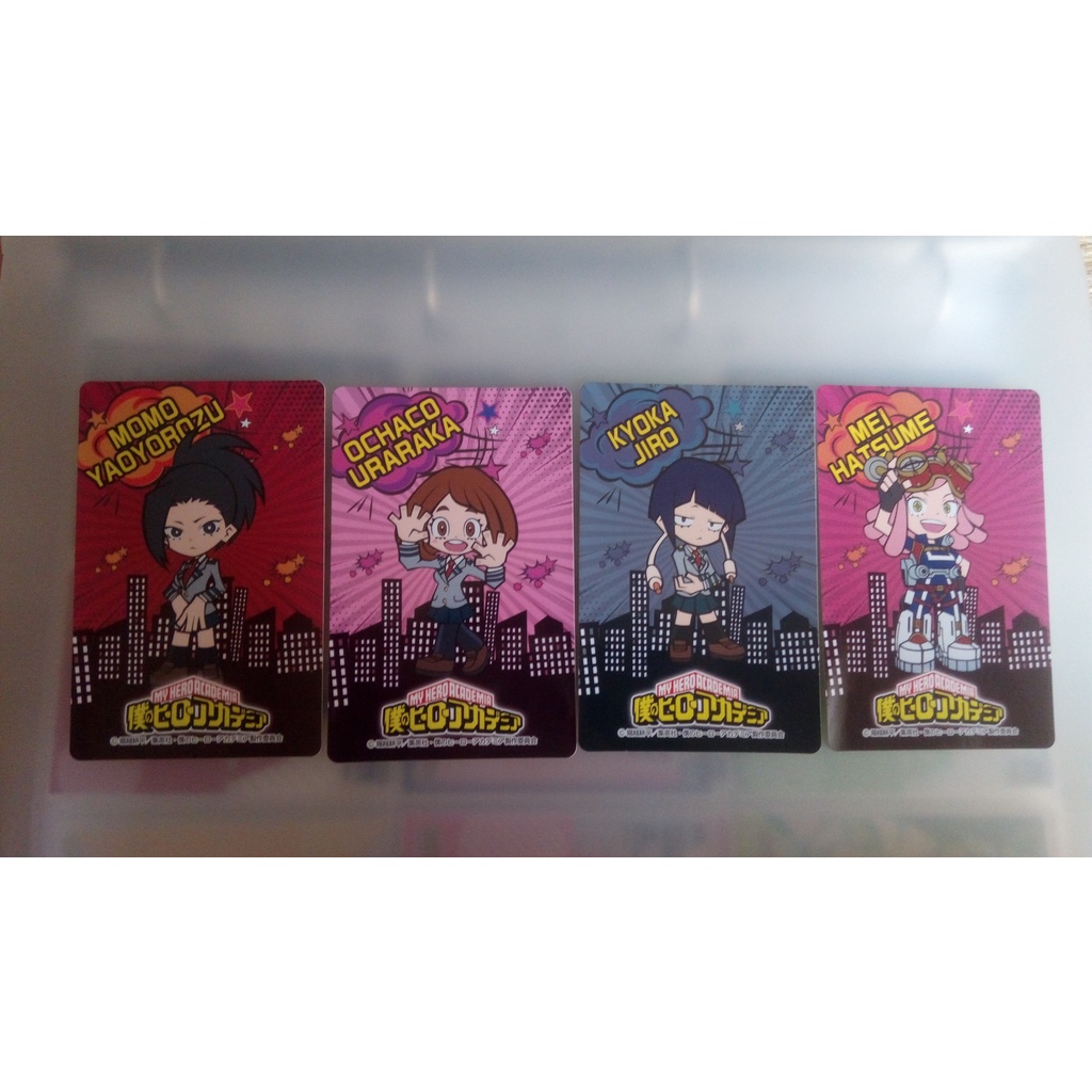 我的英雄學院 貼紙 八百萬/麗日/耳郎/發目明