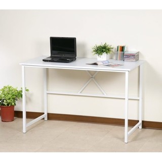 120防潑水電腦桌 工作桌 書桌~粗鐵管 台灣製 型號DE017 可加購玻璃、鍵盤、抽屜、調整腳墊、活動輪