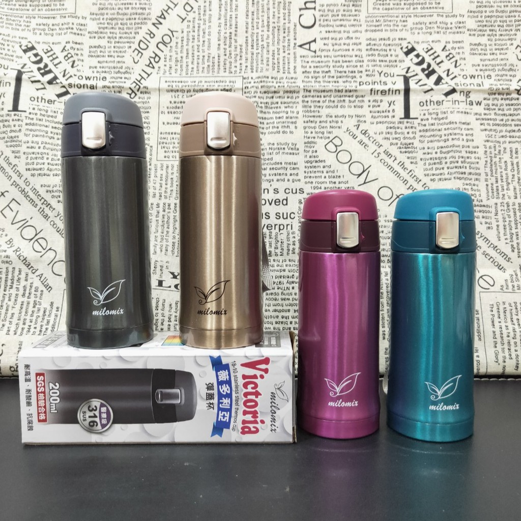 現貨 薇多利亞彈蓋杯316不繡鋼保溫杯保溫瓶輕巧口袋杯輕巧杯口袋杯隨身杯 蝦皮購物