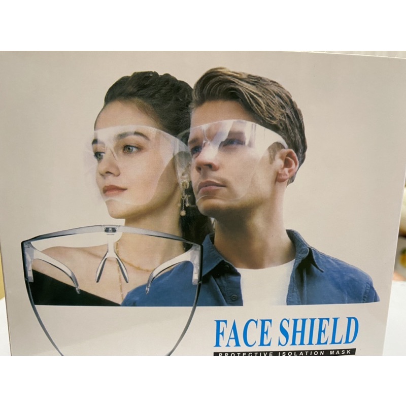 4個全新）防護Face Shield面罩(防疫必需品)3入1組