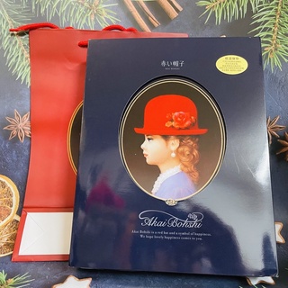 《現貨》日本 AKAI BOHSHI 紅帽子 藍盒 藍帽餅乾禮盒 年節禮盒
