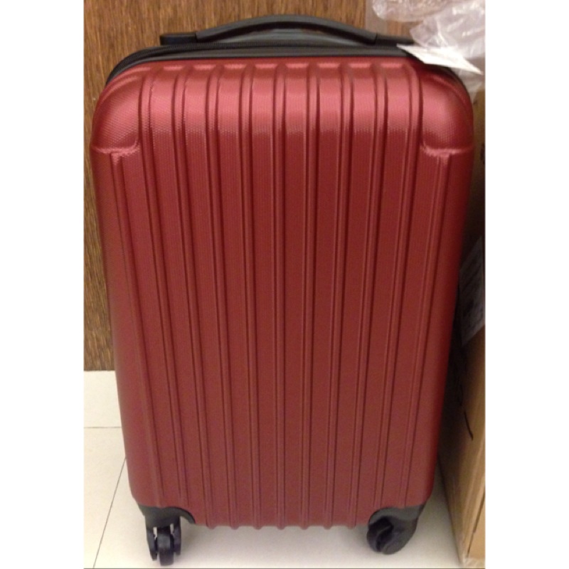 全新 DISEGNO 玫紅色 20吋ABS超輕量鋁合金拉桿 輕硬殼旅行箱/行李箱/登機箱