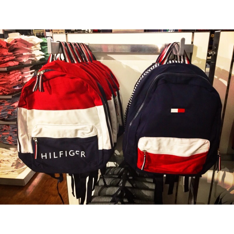 📣米妮美國代購🇺🇸Tommy Hilfiger 帆布後背包