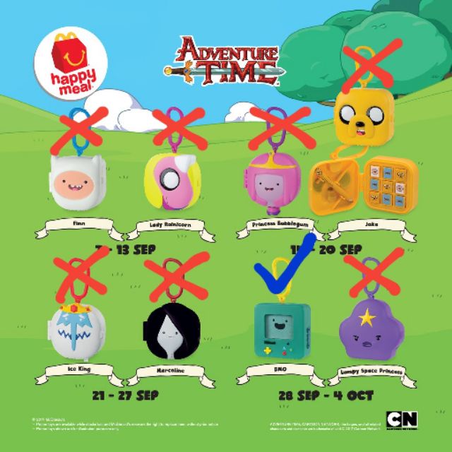 探險活寶 Adventure Time 麥當勞兒童餐玩具-BMO