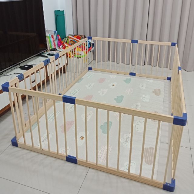 二手 Jollykidz 新西蘭松木 遊戲圍欄遊戲床球池、嬰兒圍欄、幼兒圍欄（不含地墊）