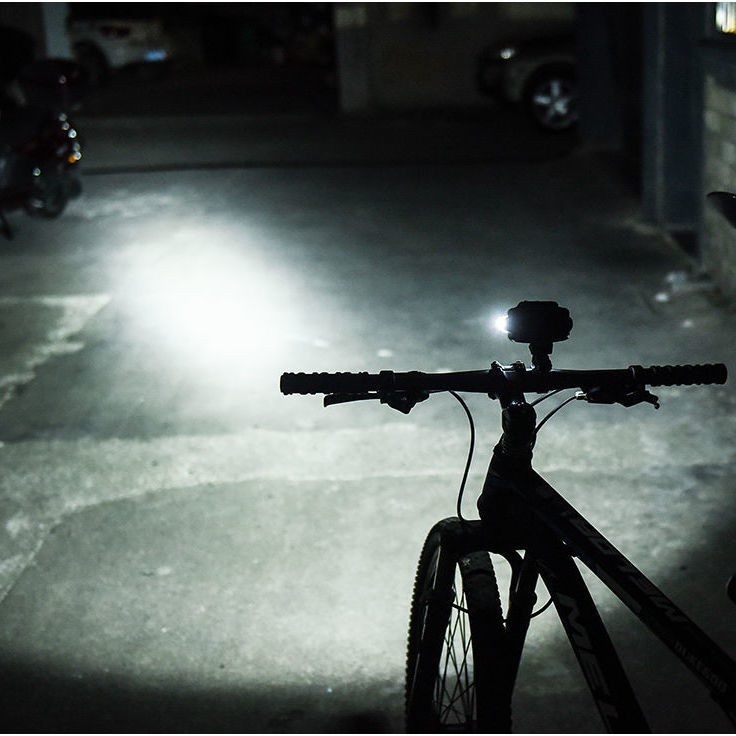 💕八核巨亮自行車燈 車前燈 充電強光超亮夜騎頭燈 防水山地車騎行裝備