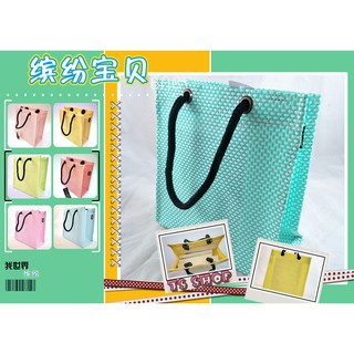 【Ts Shop】(S) 臺灣製 尼龍包 編織包 編織袋 側揹包 手提袋 小提袋 便當袋 耐重袋 補習袋 餐袋 外出袋