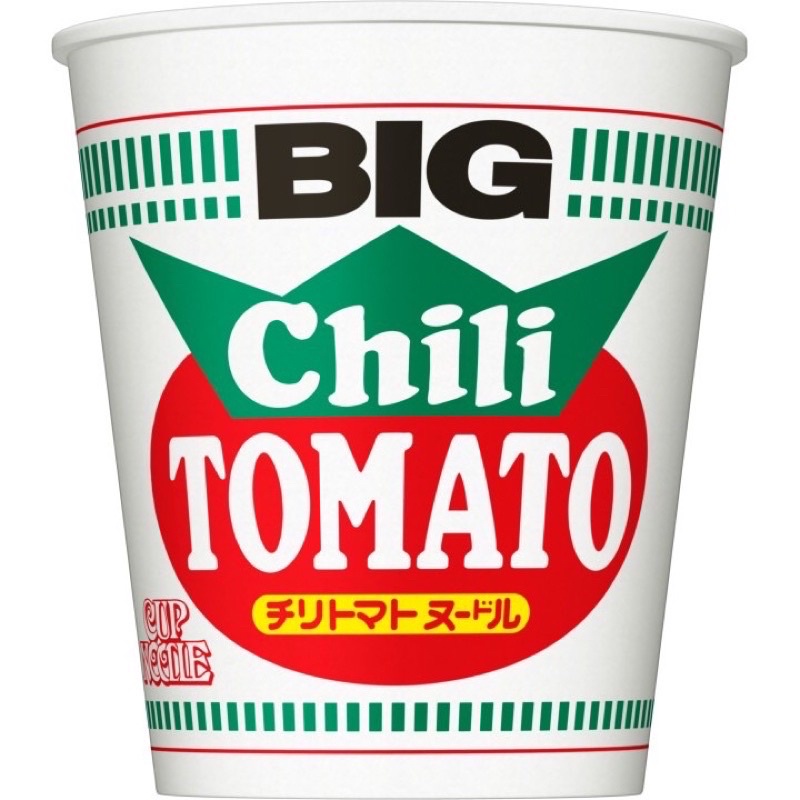 日本 日清 NISSIN BIG Chili Tomato 辣番茄風味即食杯麵 杯麵 泡麵 碗麵