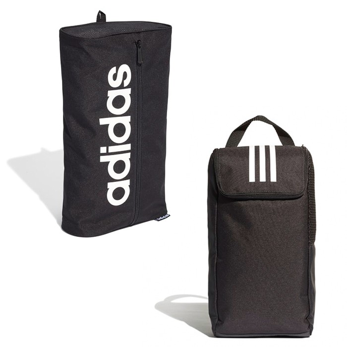 ADIDAS TIRO SHOE BAG 黑白三條線透氣網布球鞋袋小LOGO DQ1069 | 蝦皮購物