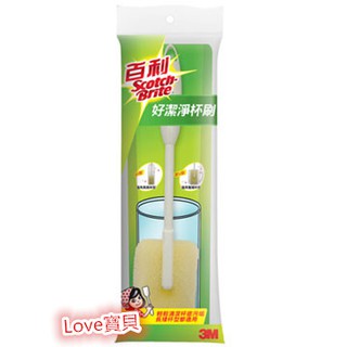 《3M》百利好潔淨抗菌杯刷(1杯刷組)