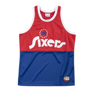 Mitchell & Ness NBA Team Heritage 背心 65-71 76人 紅藍
