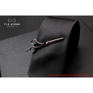 男士小領帶夾(5 厘米),高級剪刀領結夾 - 隨附小盒子