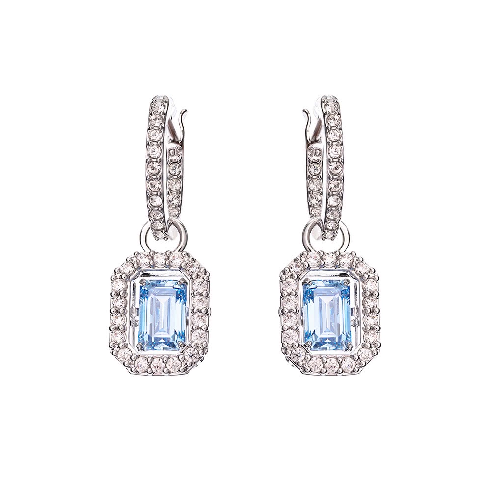 奧地利【SWAROVSKI】Millenia藍色耳環【母親節、情人送禮】